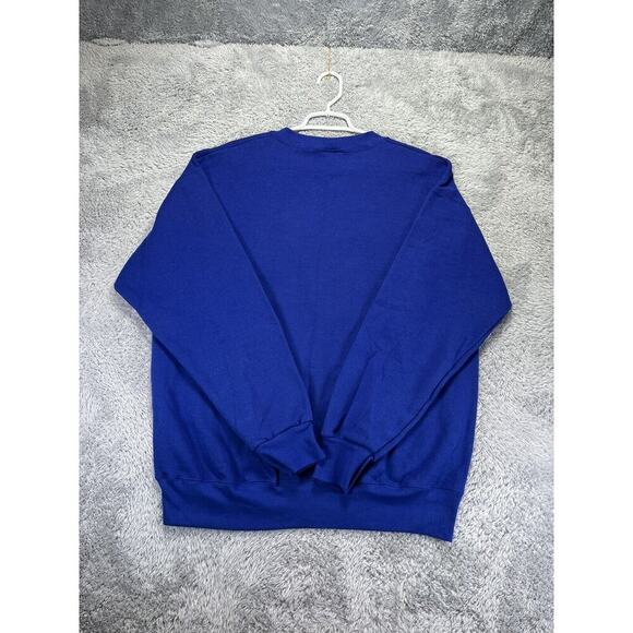 Vintage NFL NY New York Giants Blue‎ Crewneck Adult Large Sweatshirt 90's Y2K - Picture 6 of 8